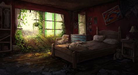 Abandoned room by PrabhuDK on DeviantArt | Room, Post apocalyptic art ...