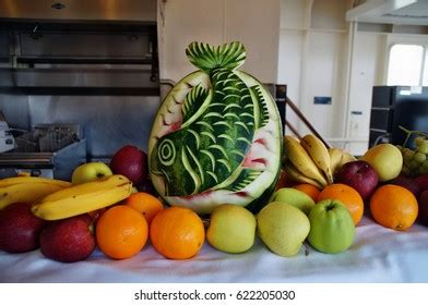 Watermelon Carving Fish Stock Photo 622205030 | Shutterstock