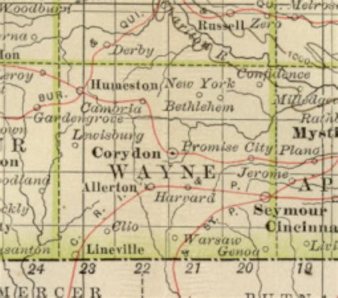 1897 Century Atlas of the State of Iowa