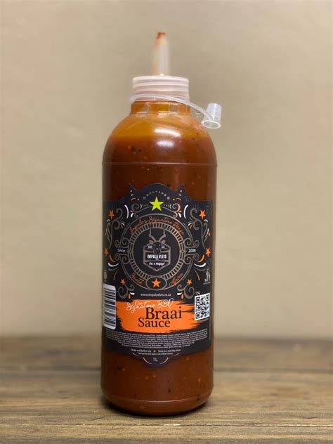 .Impala Signature BBQ Braai Sauce Squeeze (1L) – Impala Vleis Brits™