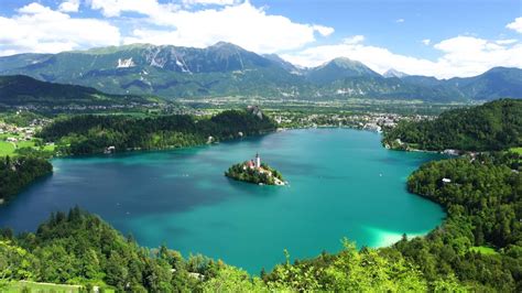 Bled lake Blejsko jezero, Slovenia 4K - YouTube