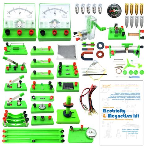 Buy EUDAX School Physics Labs Basic Electricity Discovery Circuit and Magnetism Experiment kits ...