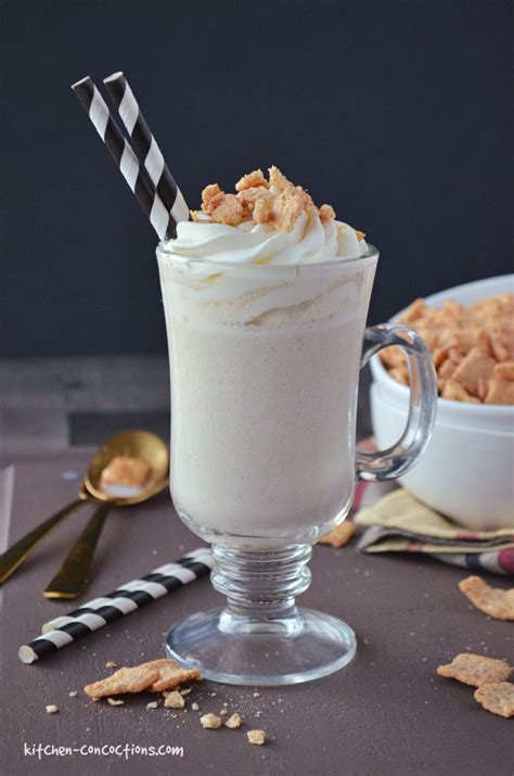 Coffee Cinnamon Toast Crunch Milkshake - Kitchen Concoctions