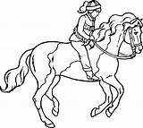 Horse riding coloring Pages Download And Print For Free sketch template