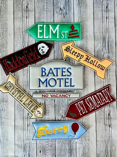 Horror Movie Signs Embroidery Design BUNDLE | Ellia Jacksford