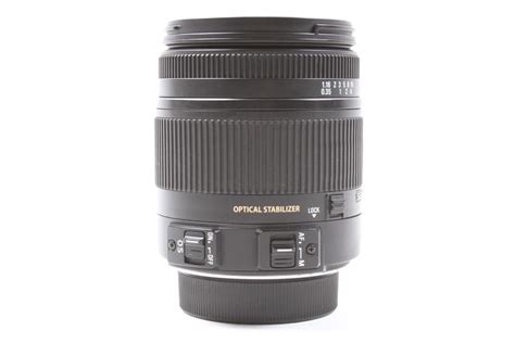 Used Sigma 18-250mm f3.5-6.3 DC Macro OS Lens in Box w/ HD-UV Filter For Nikon AF - Green ...