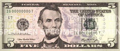 Free photo: Five dollar bill - American, Isolated, Payment - Free ...