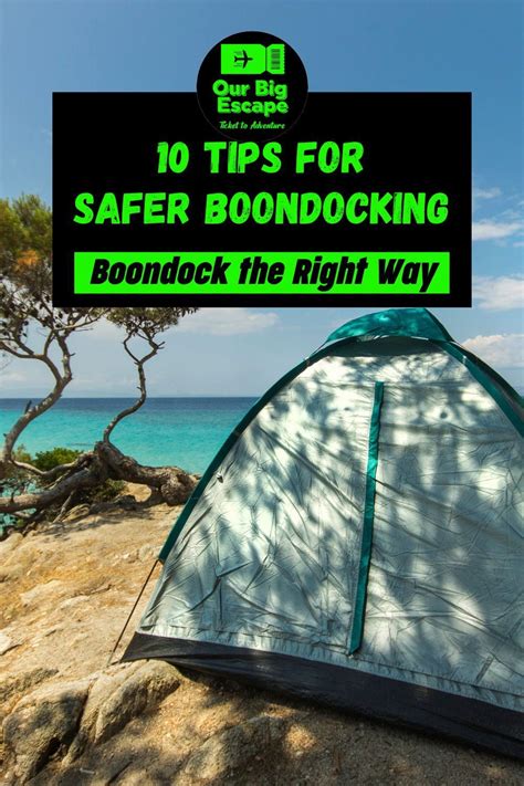 The top 10 boondocking safety tips – Artofit