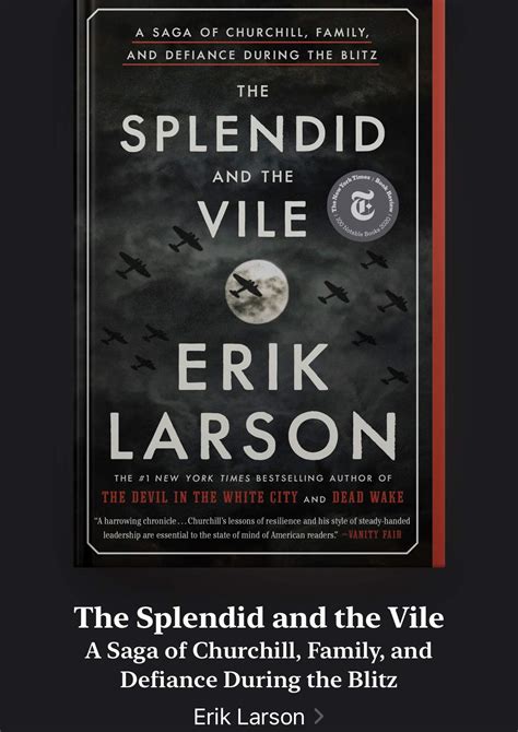 The Splendid And The Vile By Erik Larson Quotes | Wiki | Books & Writing Amino