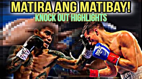 MAGSAYO VS FIGUEROA knock out highlights! Matira Ang matibay! - YouTube