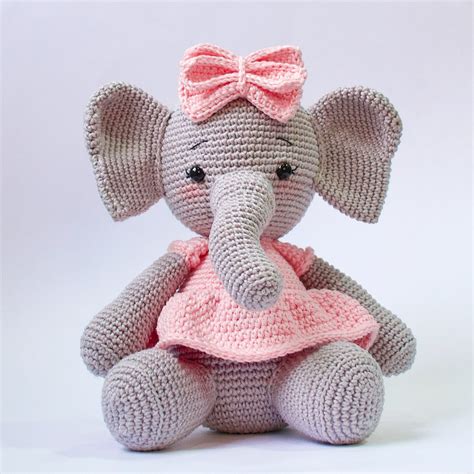 Crochet Pattern Elephant english/ Crochet Elephant PATTERN - Etsy