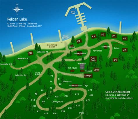 Split Rock Resort Map - Toronto Canada Vacations Photos 2009