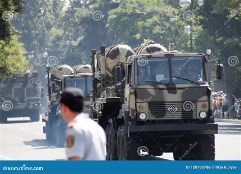 BAKU, AZERBAIJAN - JUNE 26 2018 - Military Parade in Baku, Azerbaijan ...