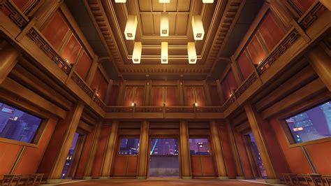 ArtStation - Overwatch - Lijiang Tower, Thiago Klafke | Overwatch, Lijiang, City backdrop