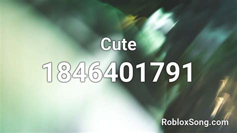 Cute Roblox ID - Roblox music codes