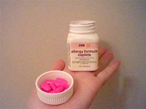 Expired things in my house: CVS neon pink allergy pills expired july 1998