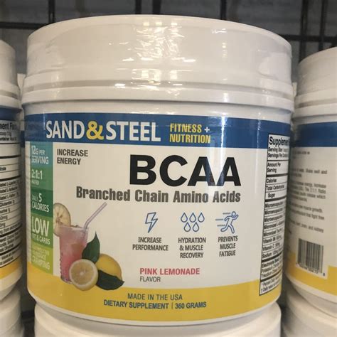 BCAA Branched Chain Amino Acids - Sand and Steel Fitness