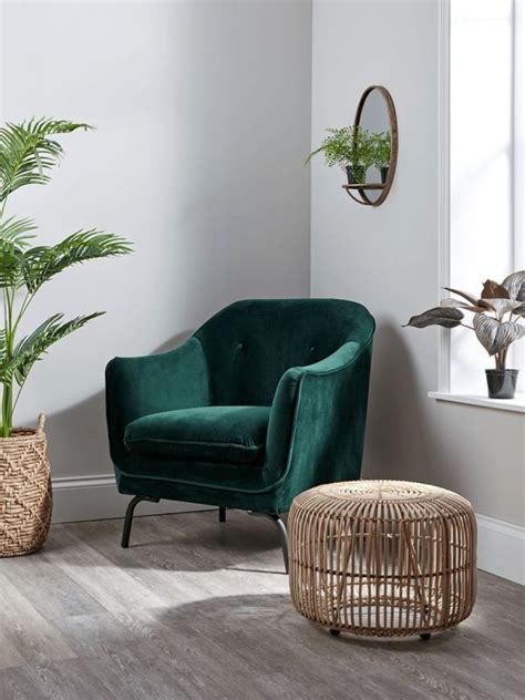 Forest Green Velvet Occasional Chair | Living room green, Luxury chairs, Luxury home furniture