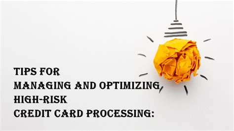 How Does High Risk Credit Card Processing Work?