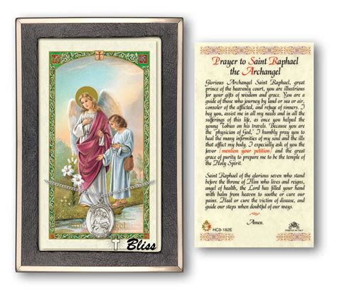 St Raphael the Archangel Prayer Card Prayer Card Catholic - Etsy.de