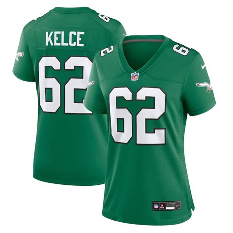 Women's Jason Kelce Jersey & Eagles Tee S-XL, 2X, 3X (3XL)