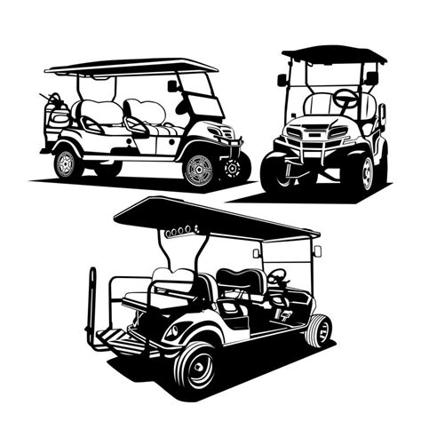 golf cart illustration design logo icon vector 11894538 Vector Art at Vecteezy