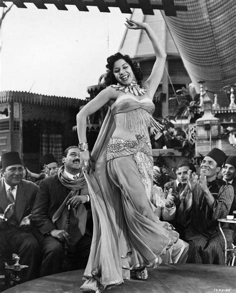 A print photograph of Samia Gamal ,Egyptian belly dancer from the 1954 film ''Valley of the ...