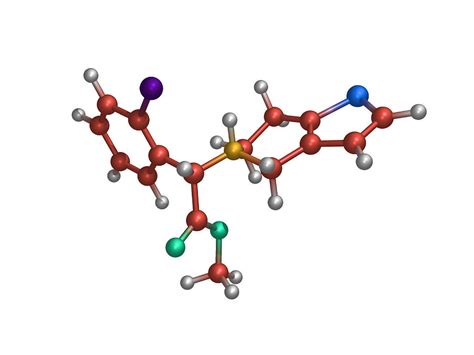 Anti-clotting Drug Molecule Photograph by Dr Tim Evans | Fine Art America