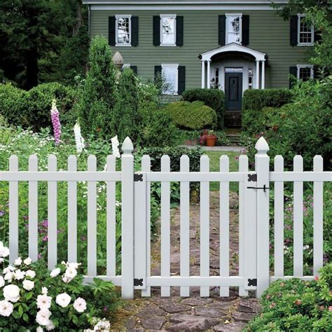 Vinyl Victorian Picket Fence, Scalloped Buy For Double, 49% OFF