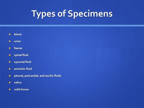 types of specimen collection - Yahoo Image Search Results | Spinal fluid, Specimen, Type