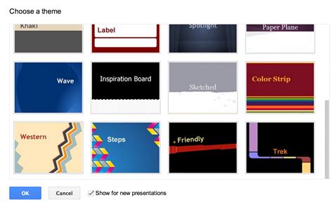 Wow, Google Drive's presentation templates are super current and ...