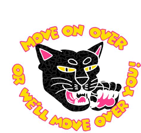 Move Over Black Panther Sticker - Move Over Black Panther Black Panther Party Poster - Discover ...