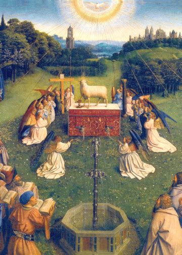 (Ghent Altarpiece) Mystic Lamb - Benedictines of Mary