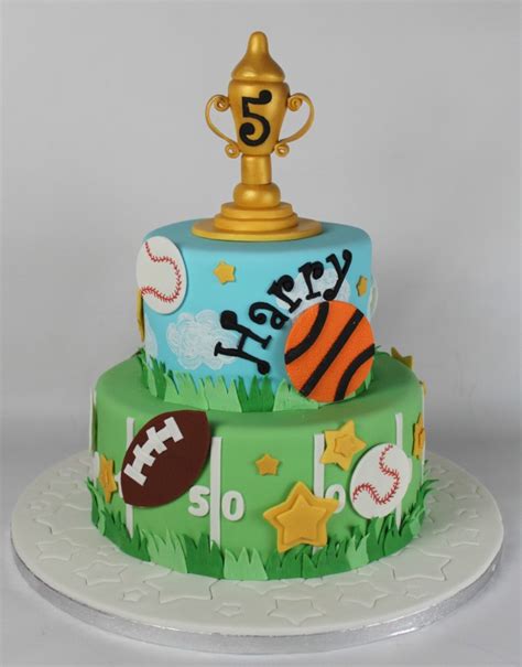 Sports Themed Cake | Lil' Miss Cakes