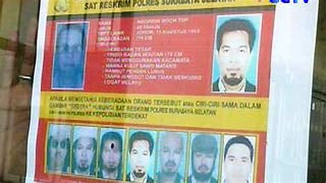 Poster Noordin M. Top Disebar di Surabaya - News Liputan6.com