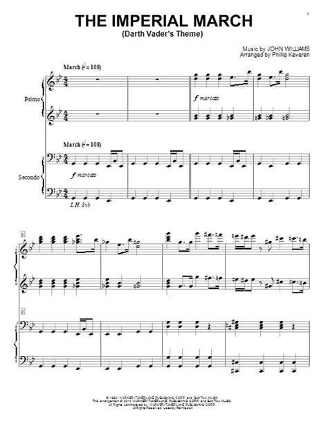 The Imperial March (Darth Vader's Theme) | Sheet Music Direct