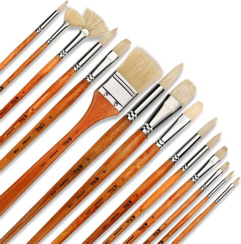 Artify 15 pcs Professional Paint Brush Set Perfect for Oil Painting ...