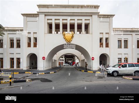 Bab Al Bahrain arched gateway, Manama, Bahrain Stock Photo - Alamy