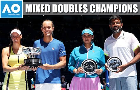 Australian Open Tennis Mixed Doubles Past Winners - Sportz Action