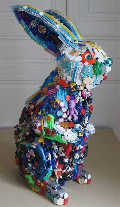 Rabbit Rabbit Sculpture | Sanat çocuklar, Kids crafts, Yaratıcı fikirler