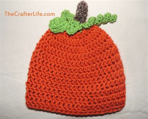 Crochet Pumpkin Hat Pattern – The Crafter Life