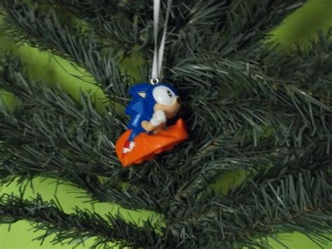 SONIC toy custom christmas tree ornament THE HEDGEHOG vintage action ...