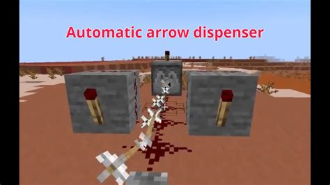 How to make an Automatic Arrow Dispenser (MINECRAFT) - YouTube