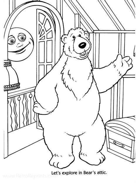 Bear in the Big Blue House Coloring Pages