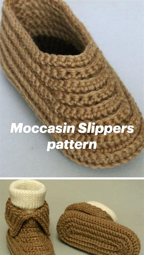 Moccasin slippers pattern – Artofit