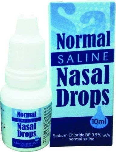 Normal Saline Nasal Drops, Usage: Commercial, Hospital at Rs 20/piece in New Delhi