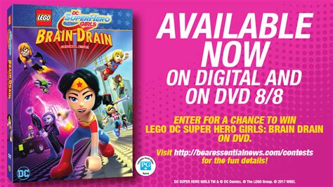 Lego DC SuperHero Girls:Brain Drain DVD | Bear Essential News