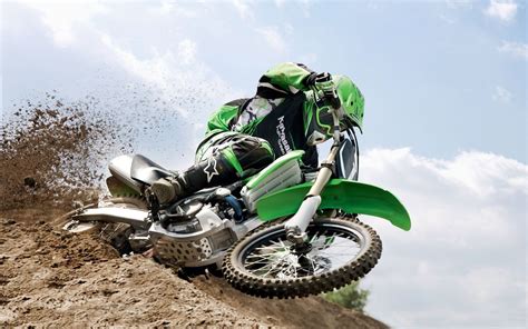 green and white motocross dirt bike #Sports #Motocross #Bike Dirt Bike #Dirtbike #Motorcycle # ...