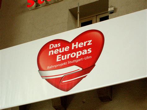 The new heart of Europe | Deutsche Bahn slogan for Stuttgart… | Flickr