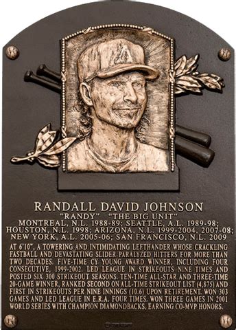 Johnson, Randy | Baseball Hall of Fame